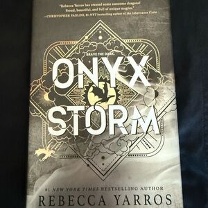 Onyx Storm Hardcover Book